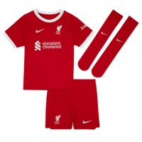 Otroški Nogometni dresi Liverpool Ibrahima Konate #5 Domači 2023-24 Kratek Rokav (+ Kratke hlače)